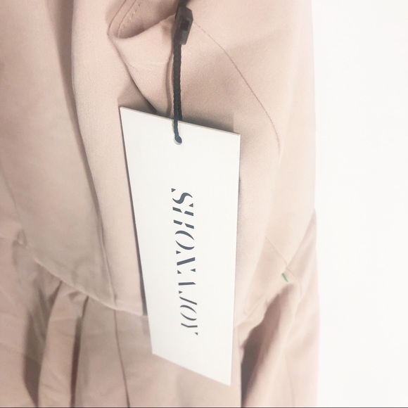 Shona Joy NWT Cocktail Draped Maxi Dress Pink Ballet 4 - Picture 7 of 9